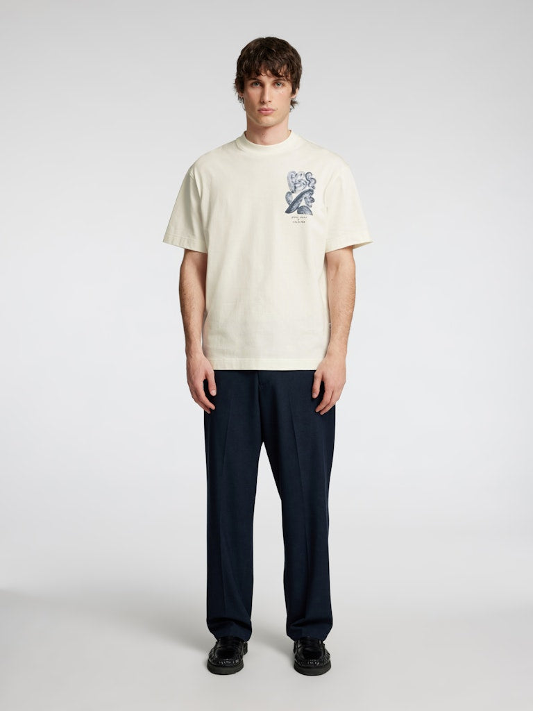 Selected homme Herren T-Shirts kurz  Cloud