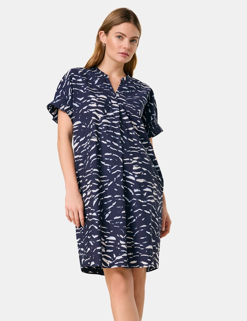 Taifun Damen Kleider New Navy Gemust