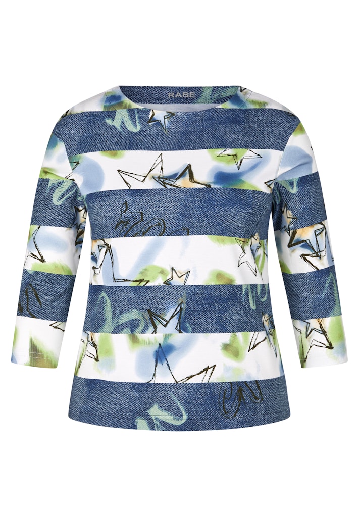 Rabe Damen T-Shirts Dunkel Jeans