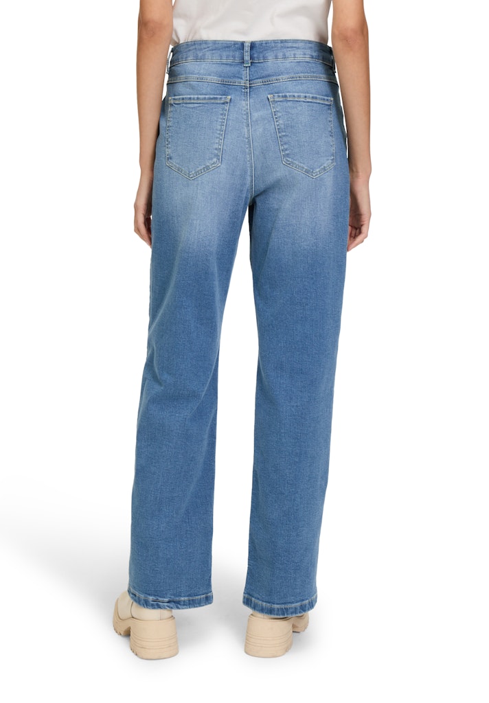 Cartoon Damen Jeans Middle Blue Den