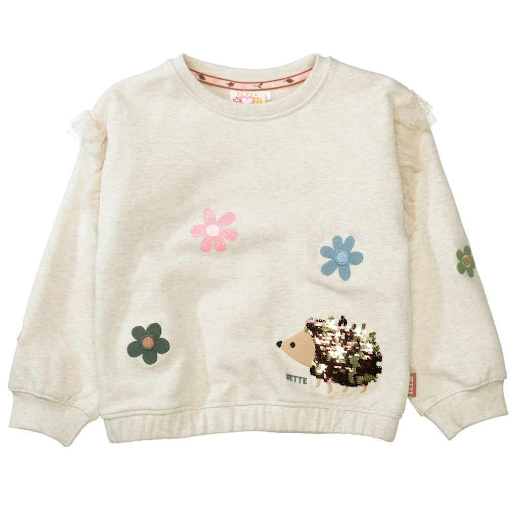Jette Mädchen Sweats & Sweatjacken Birch Melange