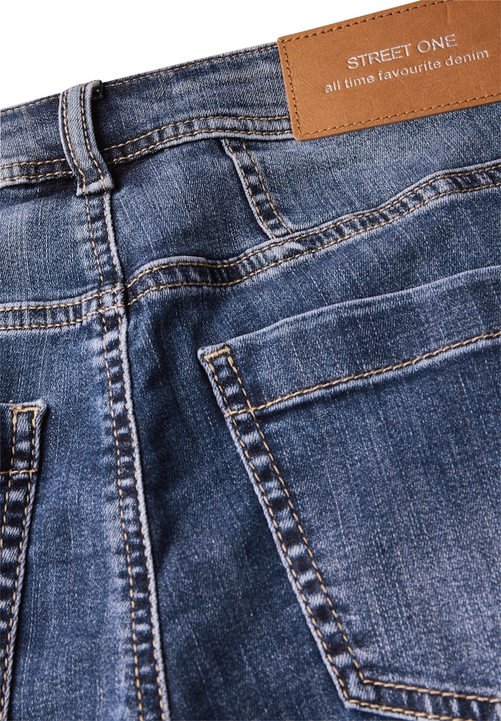 Street One Damen Hosen  Mid Blue