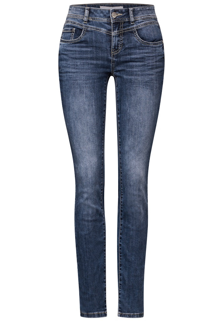 Street One Damen Hosen  Mid Blue