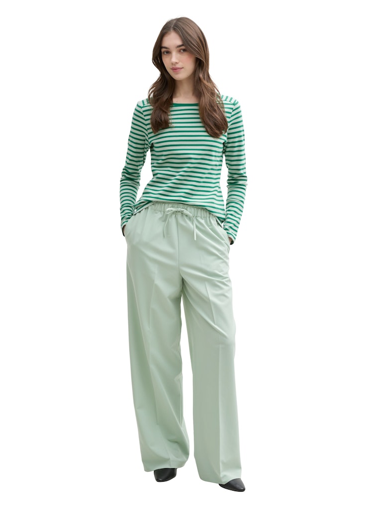 Tom Tailor denim Damen T-Shirts Tonal Green Str