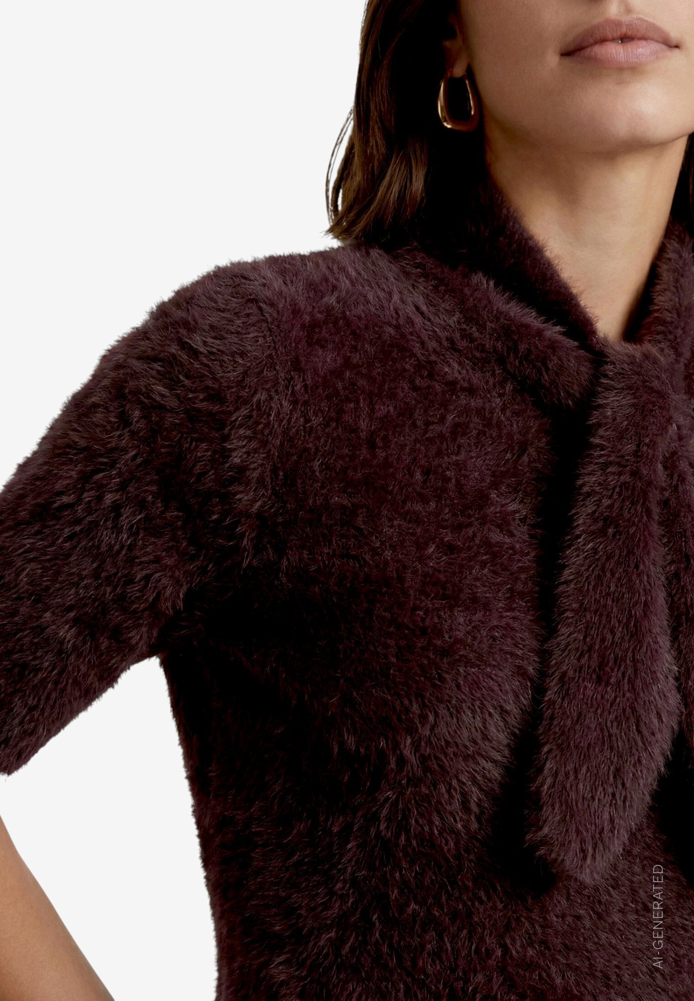 Zero Damen Pullover Chocolate Plum