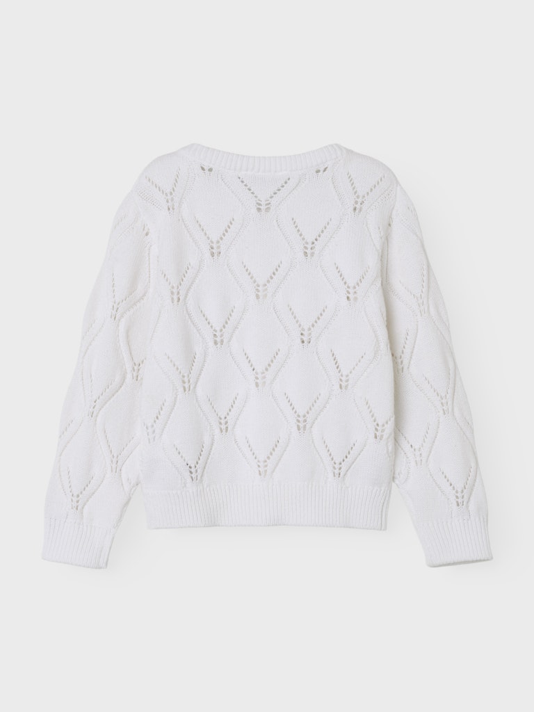 Name it Mädchen Strickjacken Bright White
