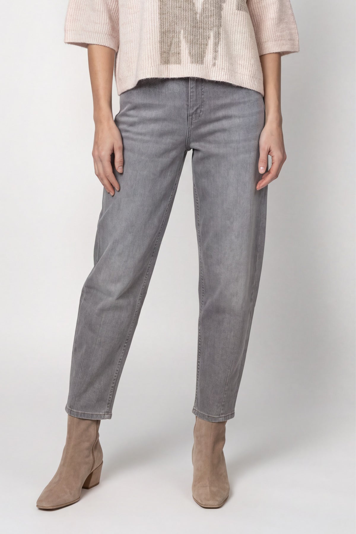 Monari Damen Hosen  Light Grey