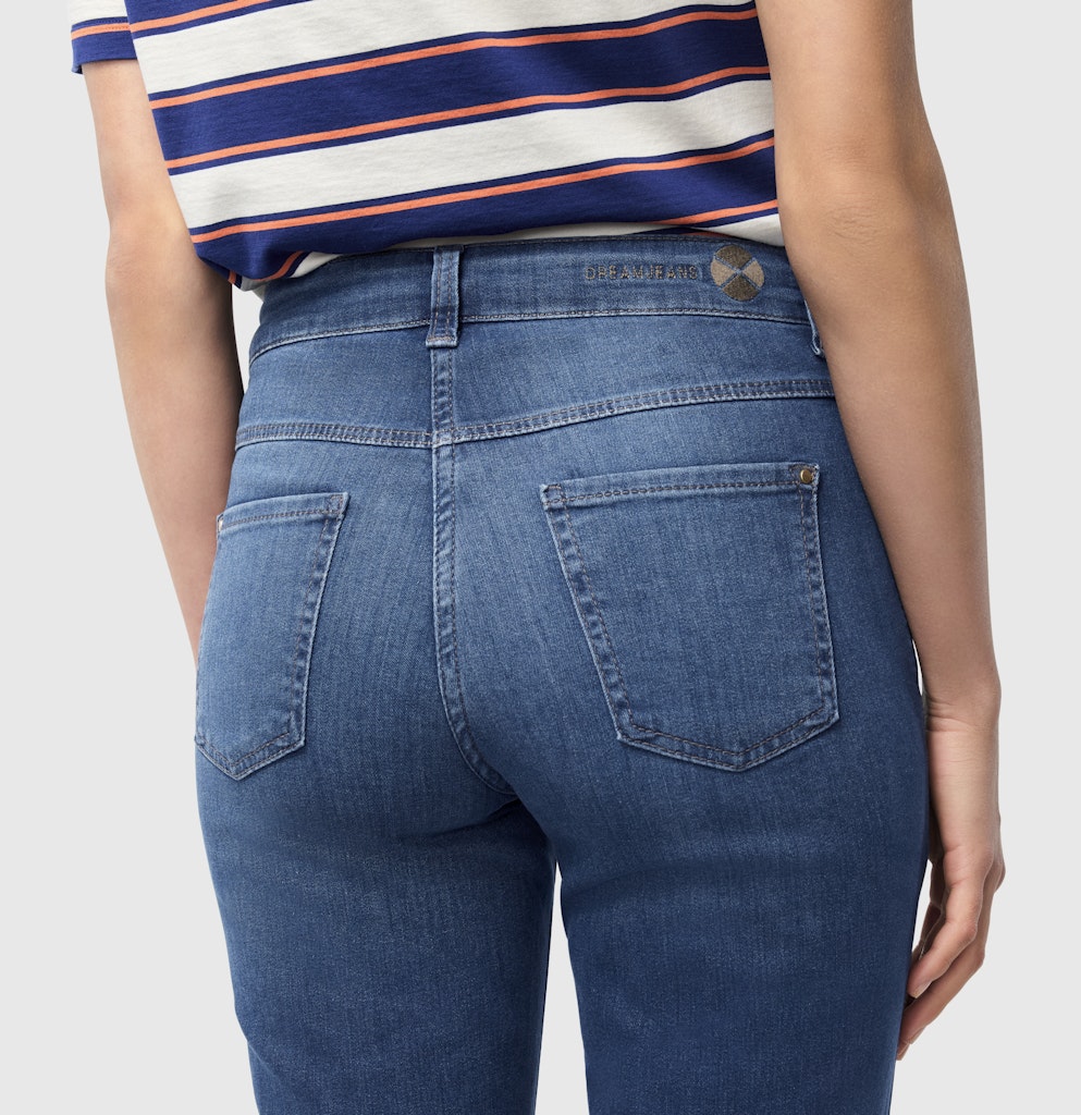 Mac Damen Jeans Mid Blue Authen