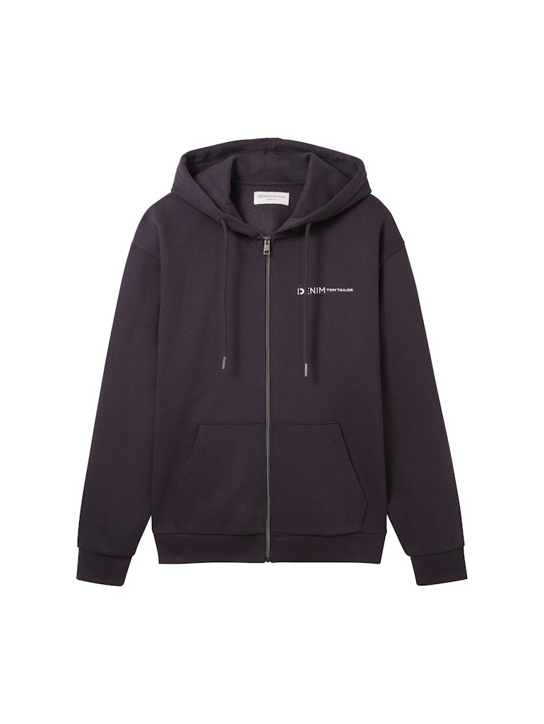 Tom Tailor denim Herren Sweatjacken Coal Grey