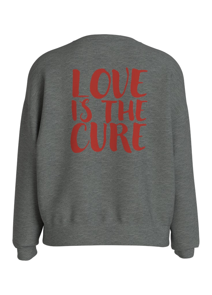 Vila Damen Sweatshirts Light Grey Mela