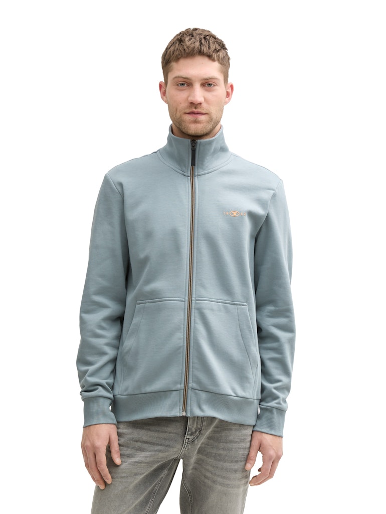 Tom Tailor Herren Sweatshirts Grey Mint