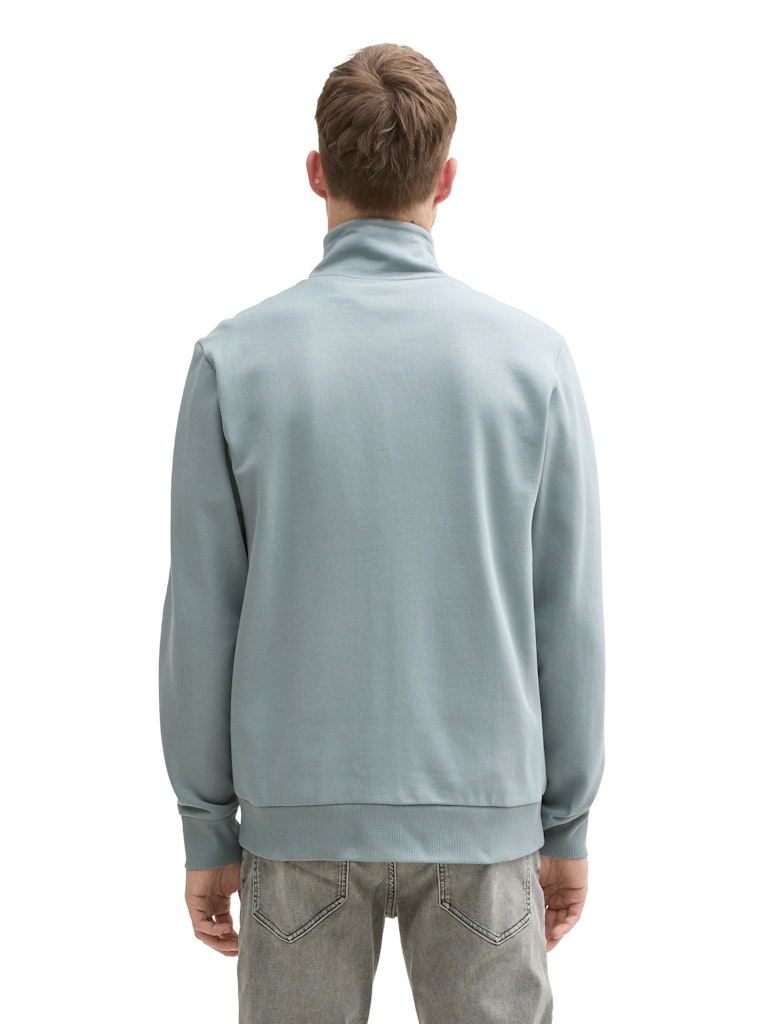 Tom Tailor Herren Sweatshirts Grey Mint