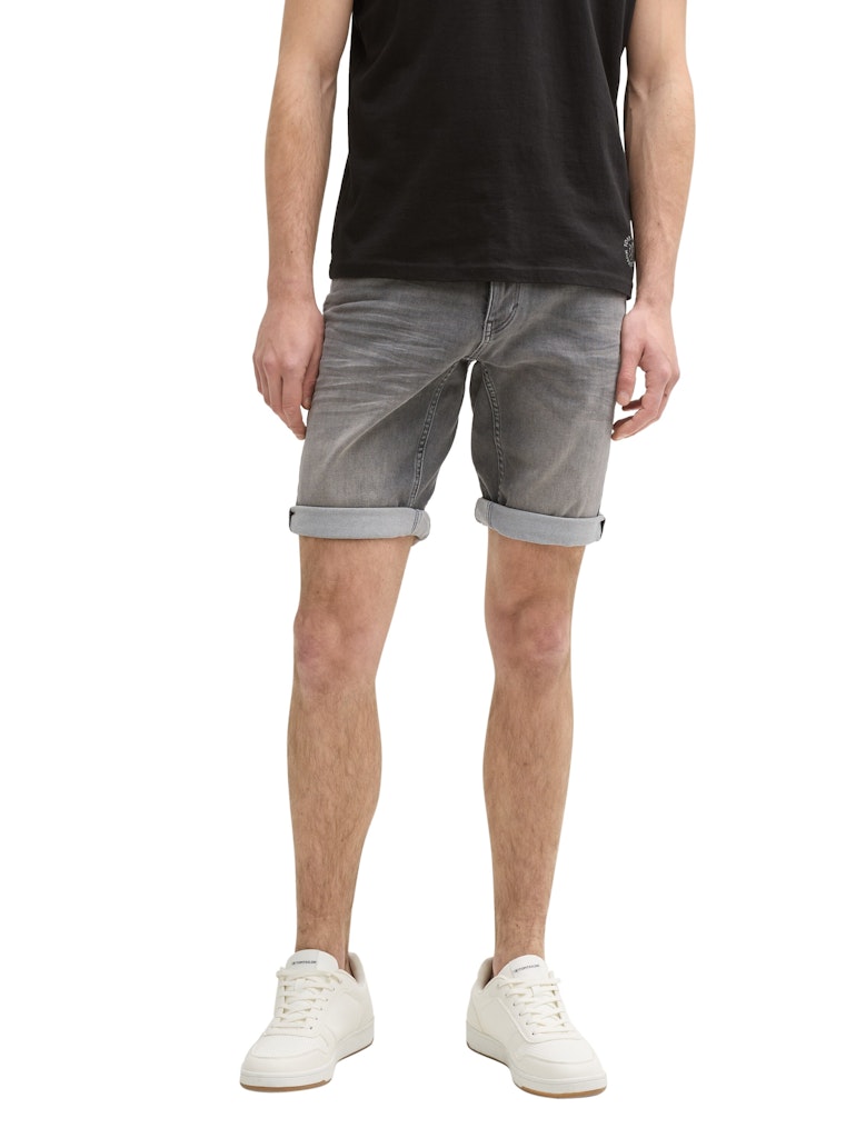 Tom Tailor Herren Shorts Used Light Ston