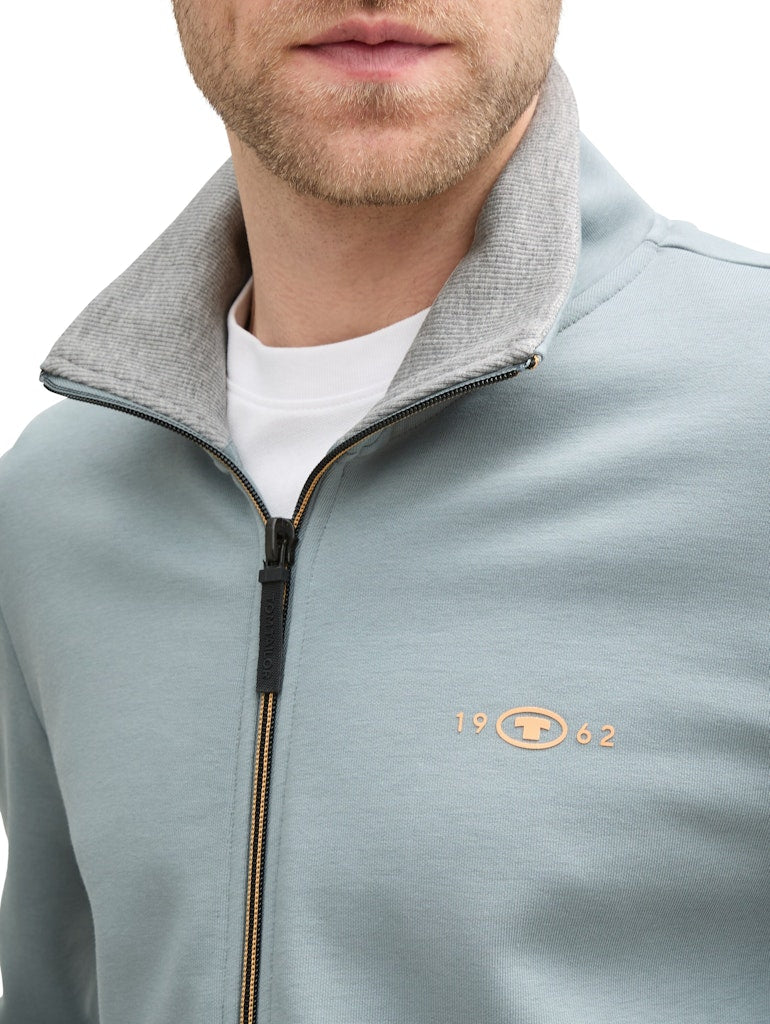 Tom Tailor Herren Sweatshirts Grey Mint