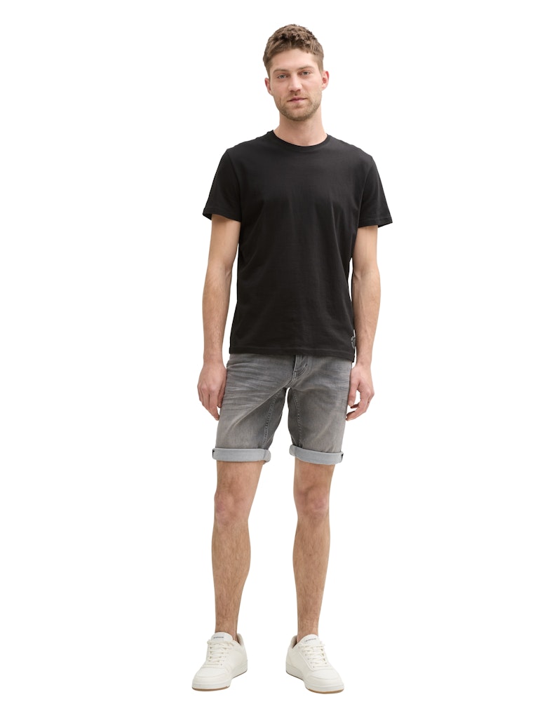 Tom Tailor Herren Shorts Used Light Ston