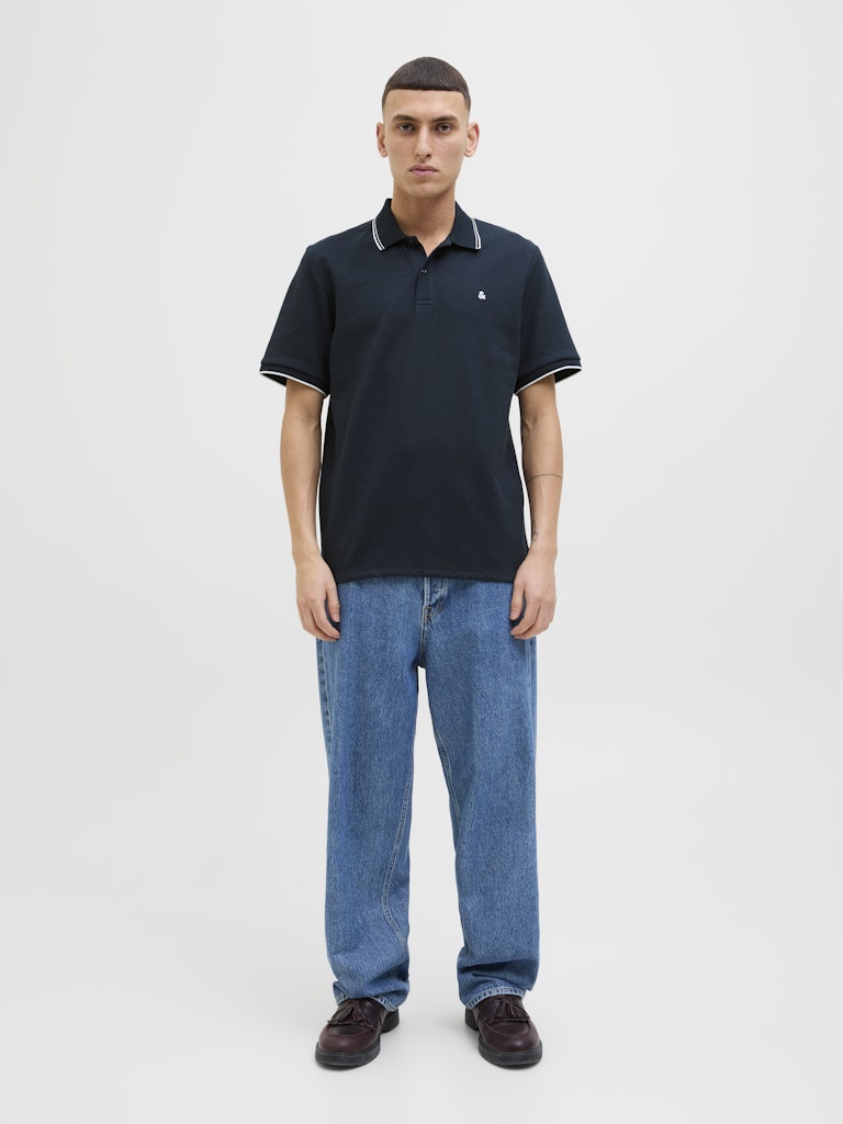 Jack & Jones Herren Polo-Shirts Sky Captain/Pla