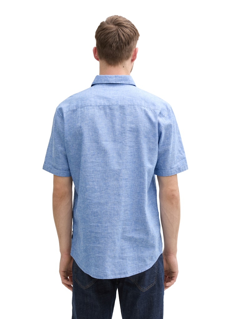 Tom Tailor Herren Hemden kurz Sapphire Blue C
