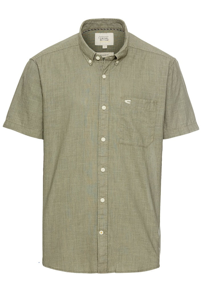 Camel active Herren Hemden kurz  Khaki
