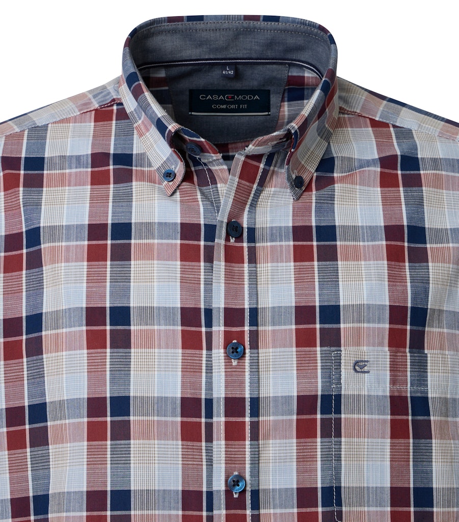 Casa Moda Herren Hemden  Rot