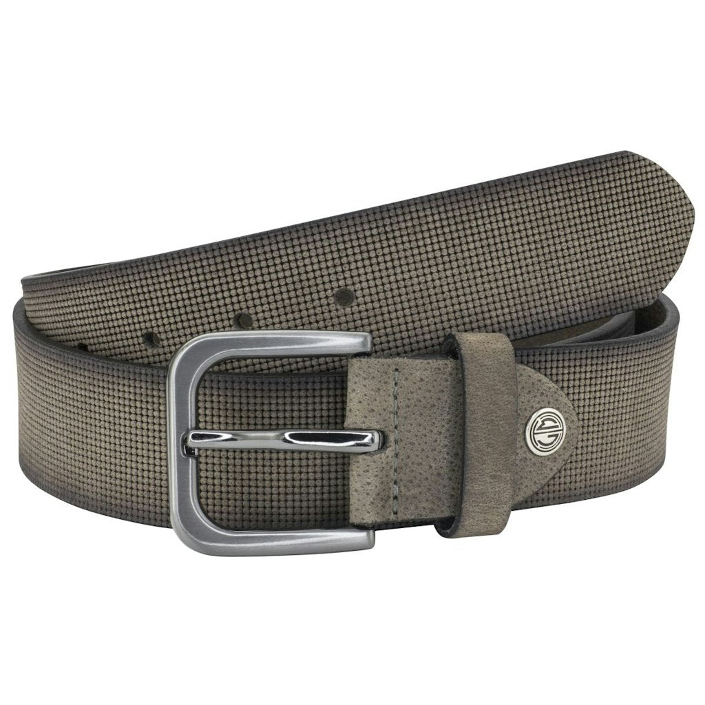 LINDENMANN Herren Gürtel Grau