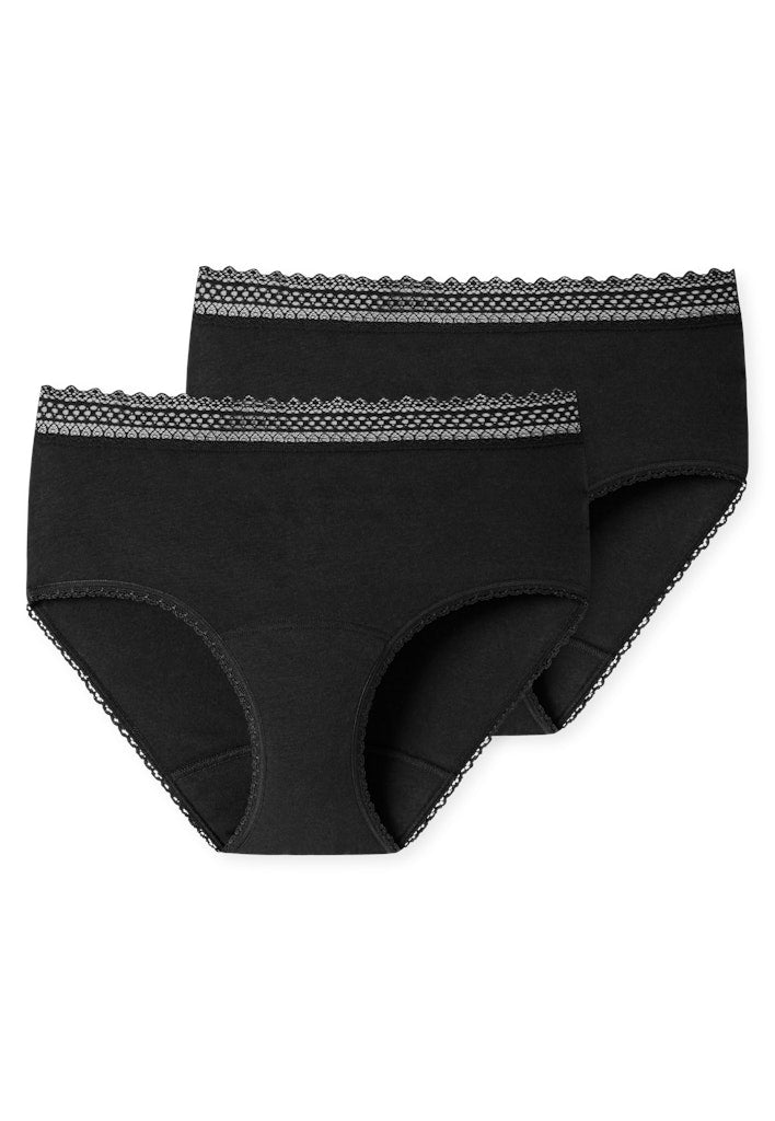 Schiesser Slip Schwarz