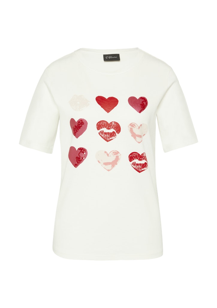 S. Oliver black Damen T-Shirts White
