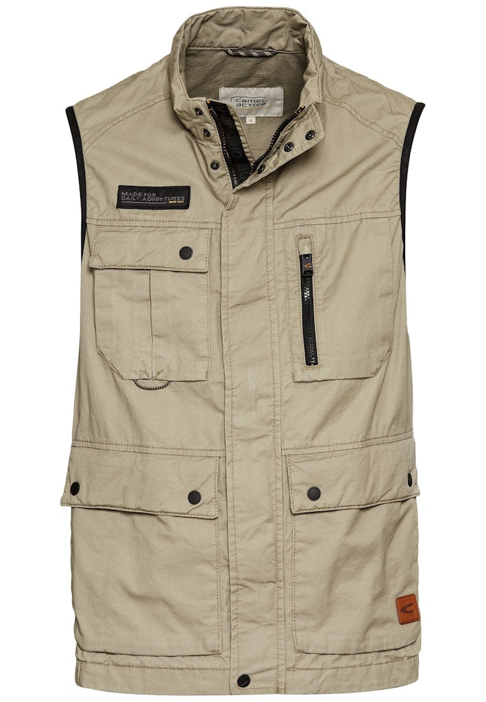 Camel active Herren Westen  Khaki