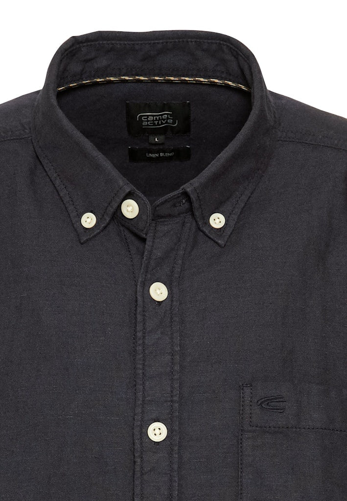 Camel active Herren Hemden kurz  Dark Navy