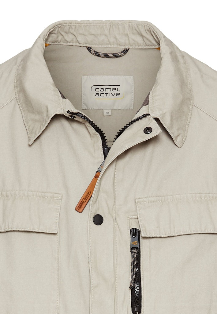 Camel active Herren Jacken  Ecru