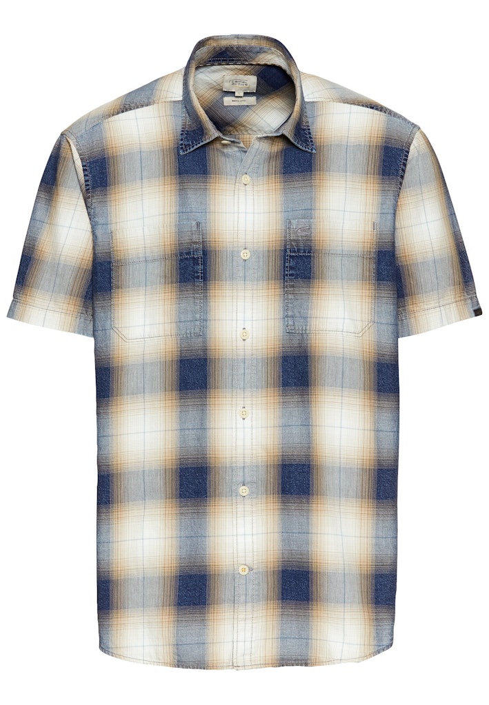 Camel active Herren Hemden kurz  Dark Navy