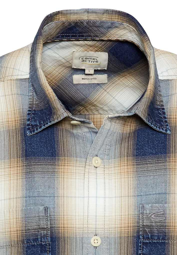 Camel active Herren Hemden kurz  Dark Navy