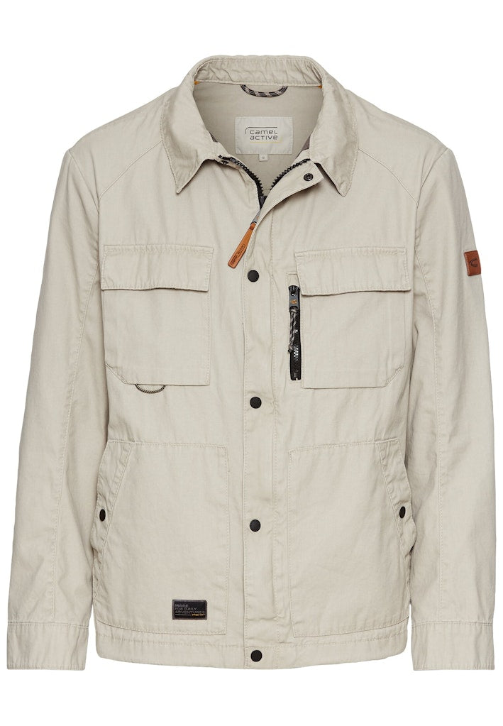 Camel active Herren Jacken  Ecru