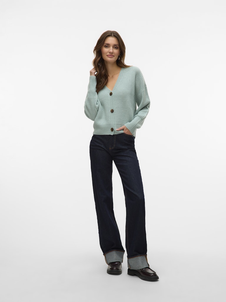 Vero Moda Damen Strickjacken Gray Mist