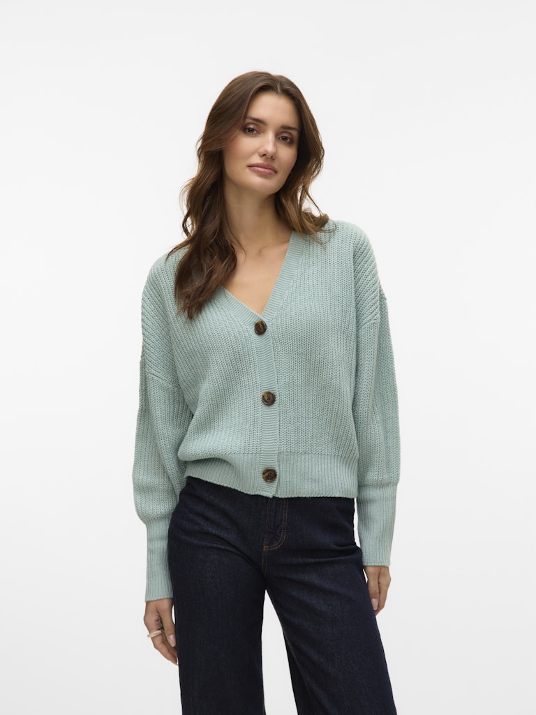 Vero Moda Damen Strickjacken Gray Mist