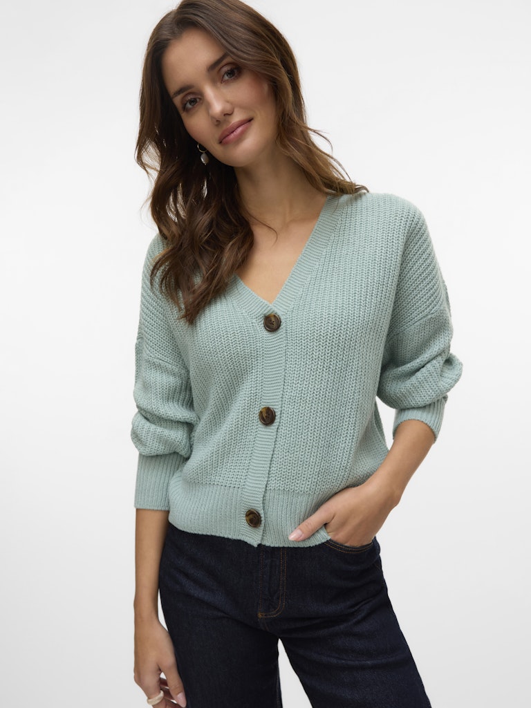 Vero Moda Damen Strickjacken Gray Mist