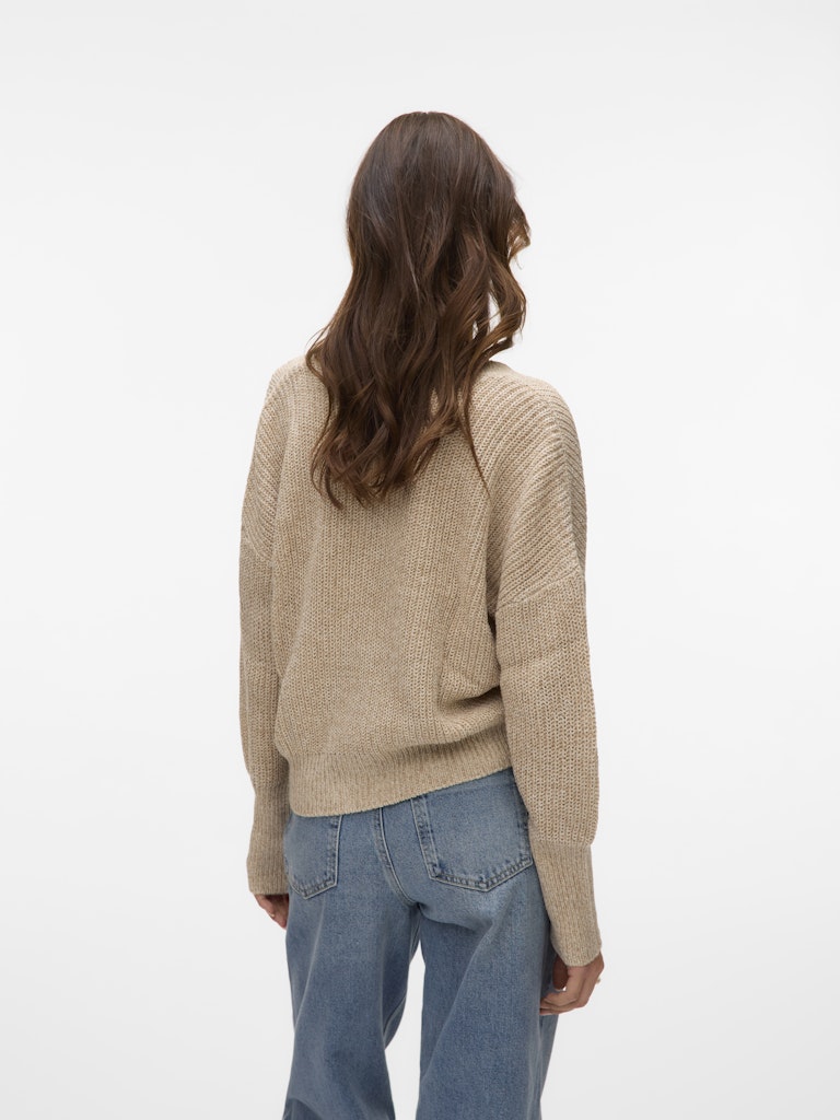 Vero Moda Damen Strickjacken Moon Rock/Silve