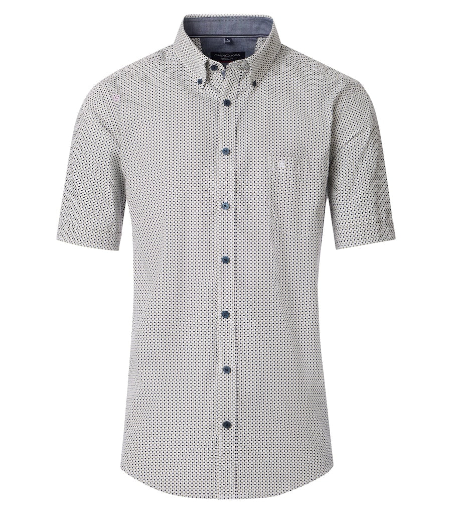 Casa Moda Herren Hemden kurz  Gruen