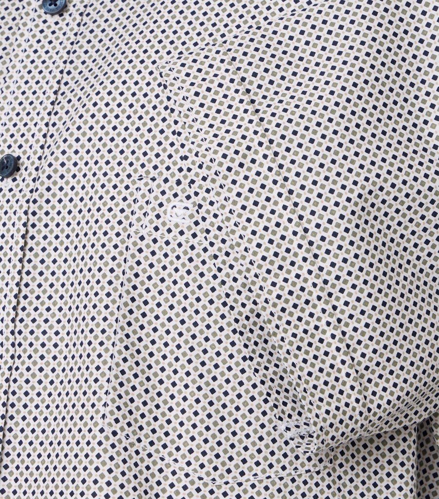 Casa Moda Herren Hemden kurz  Gruen