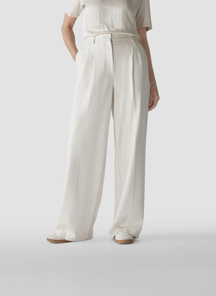 Le Comte Damen Hosen Elfenbein