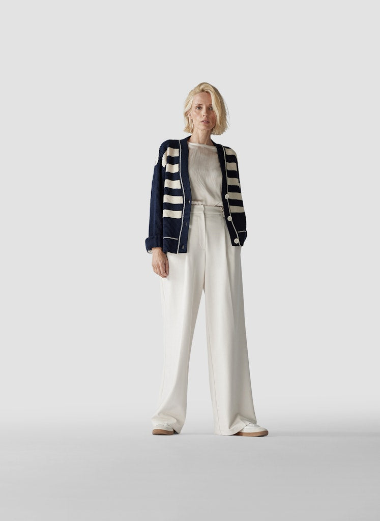 Le Comte Damen Hosen Elfenbein