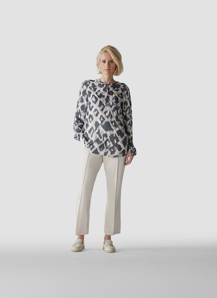 Le Comte Damen Blusen Silbergrau