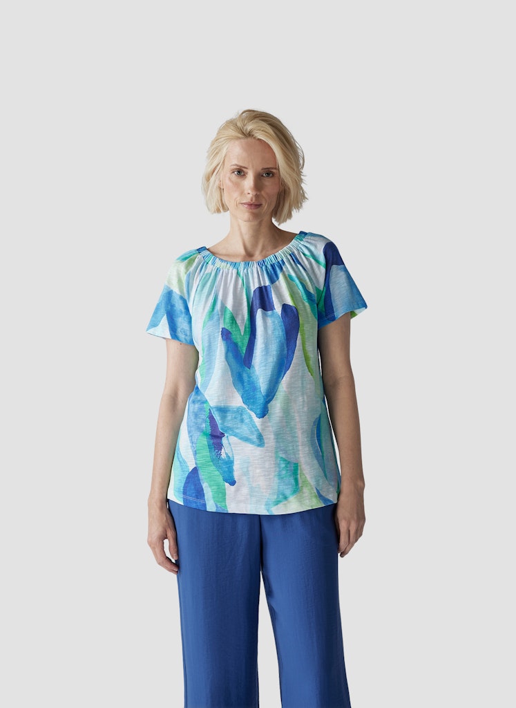 Le Comte Damen T-Shirts Lagune