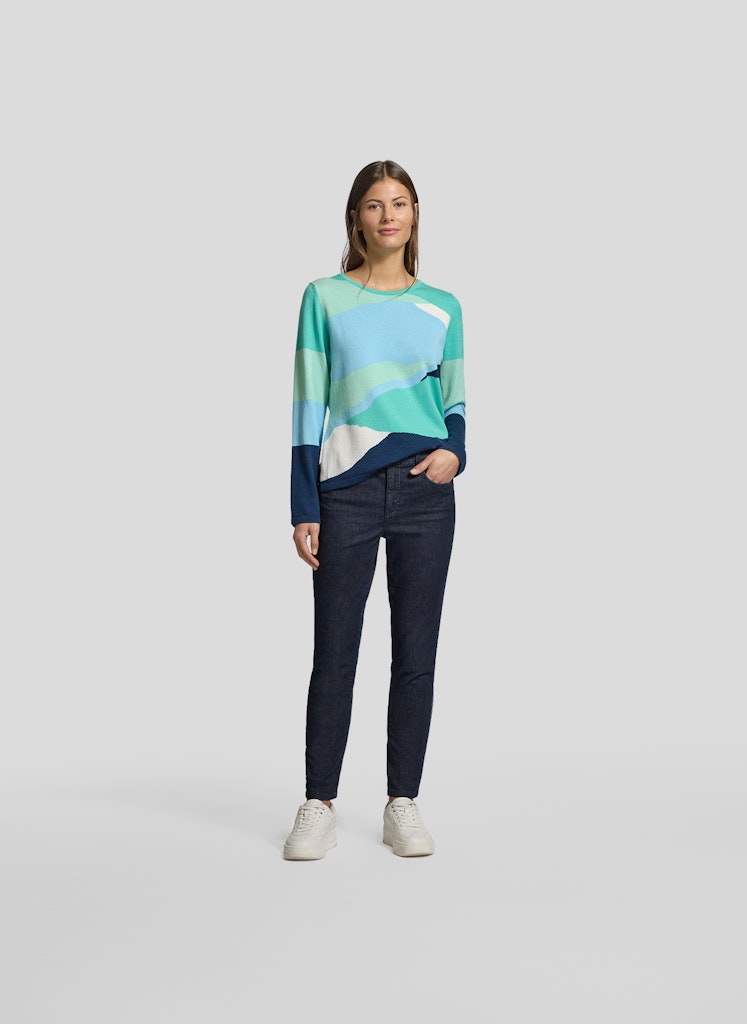 Rabe Damen Pullover Smaragd