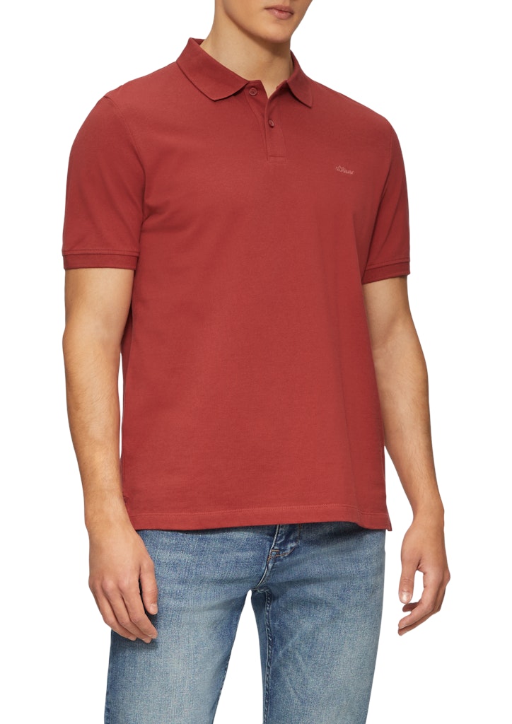 S. Oliver red Herren Polo-Shirts Red