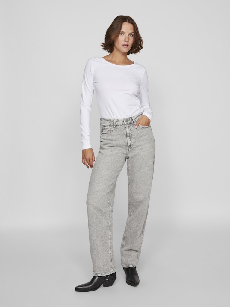 Vila Damen T-Shirts Bright White