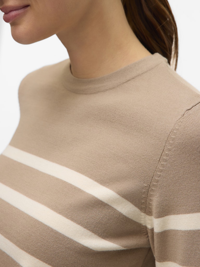 Vero Moda Damen Pullover Silver Mink/Bir