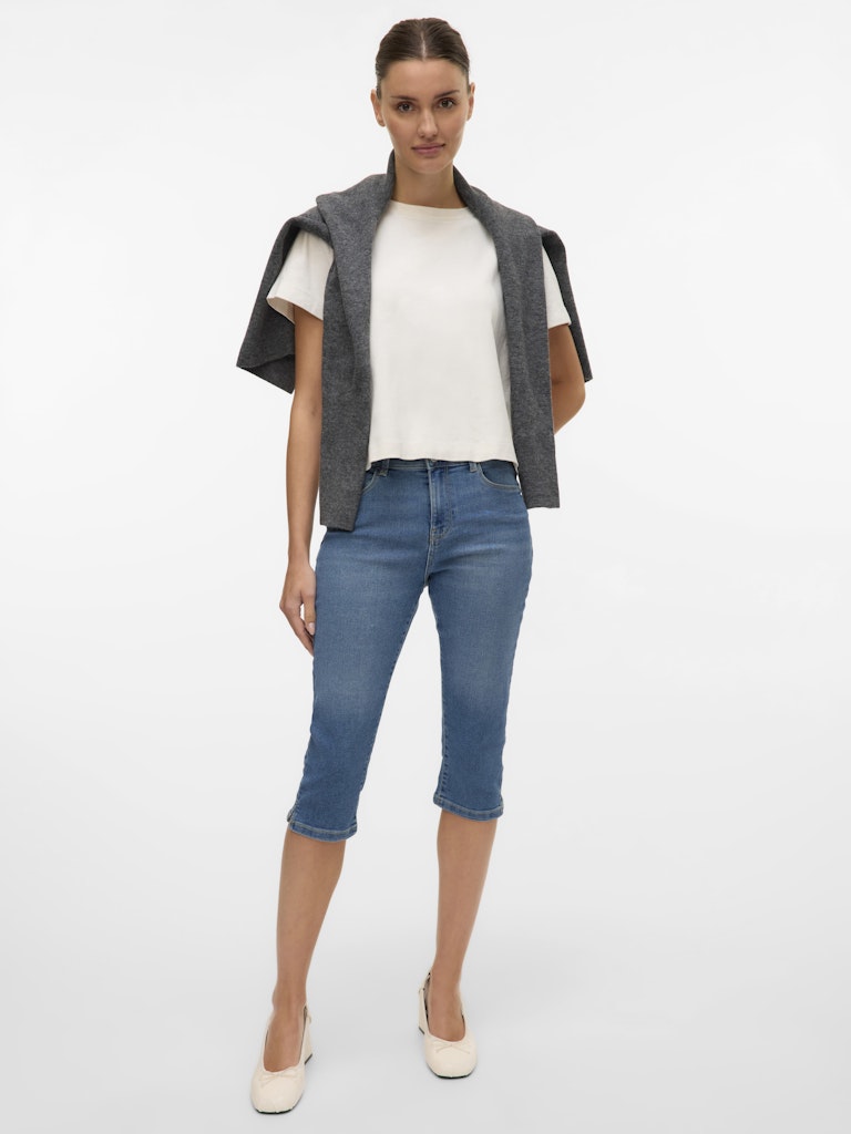 Vero Moda Damen Jeans Medium Blue Den