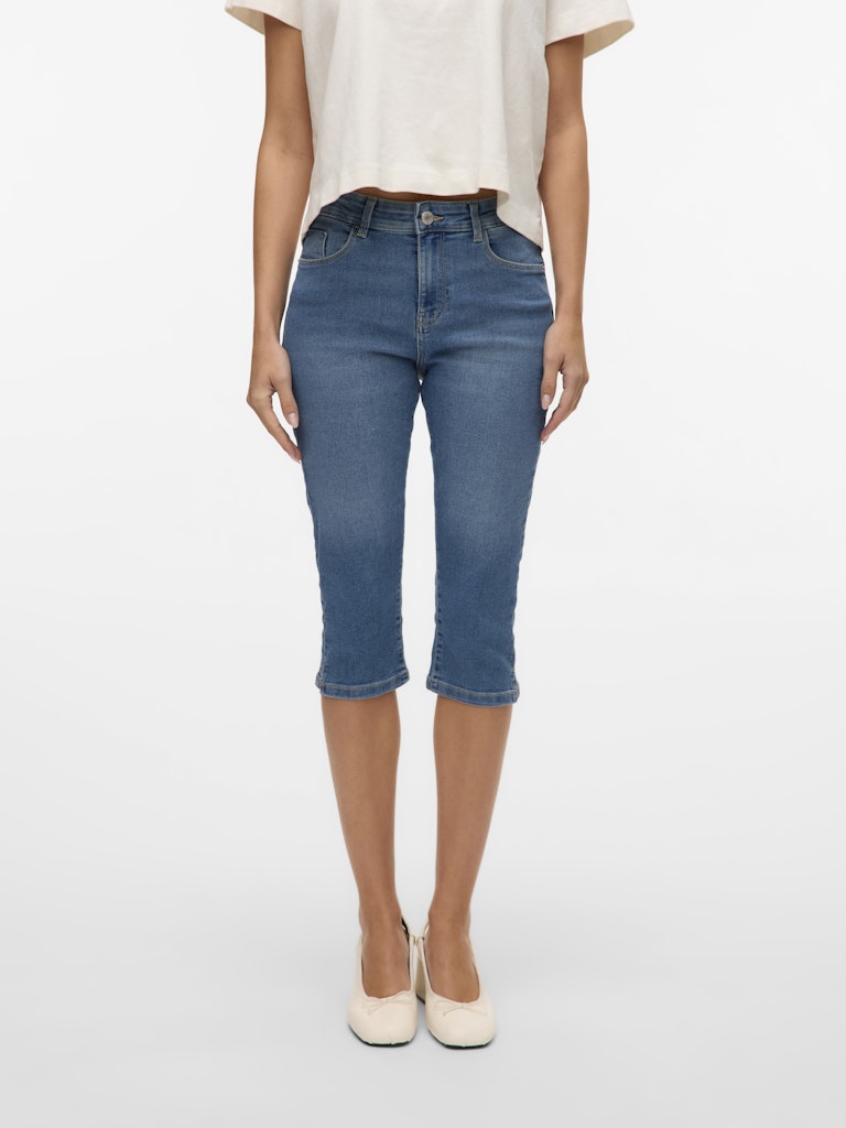 Vero Moda Damen Jeans Medium Blue Den