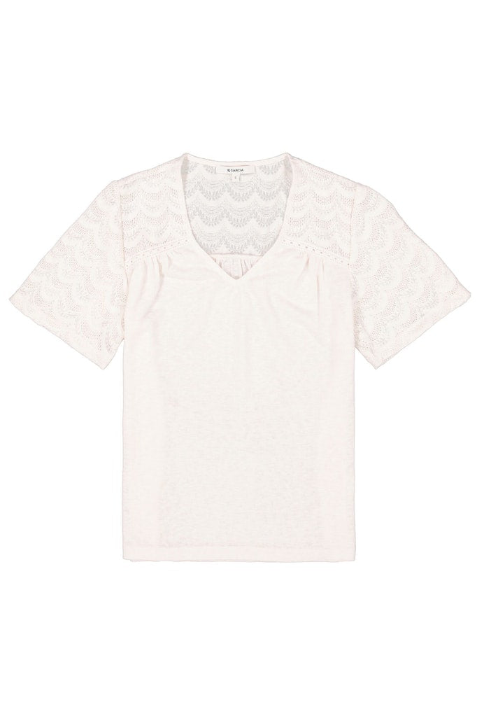 Garcia Damen T-Shirts Whitecap