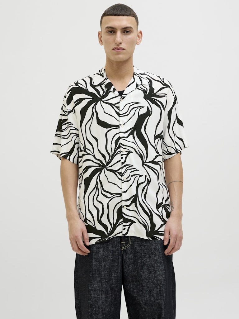 Jack & Jones Herren Hemden lang Black